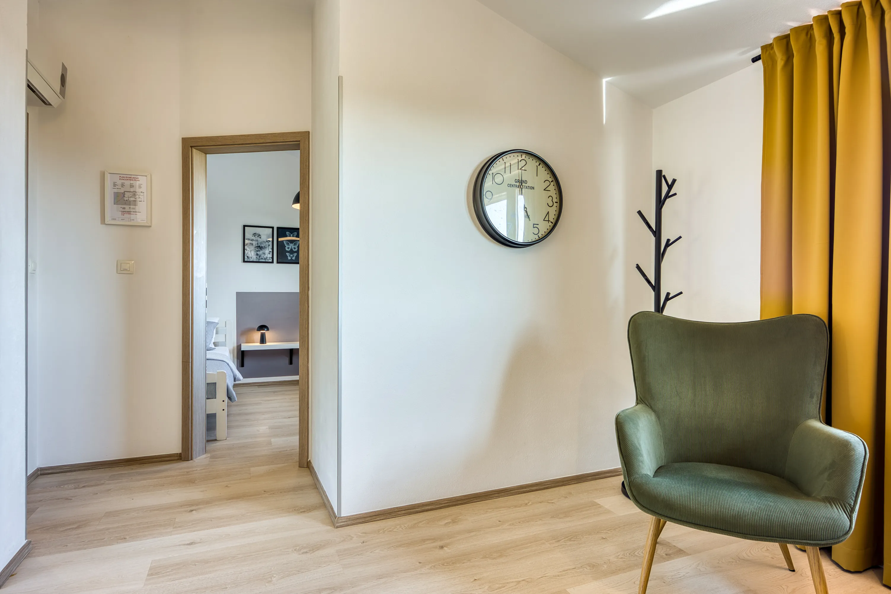 Hallway and staircase at Casa Lera